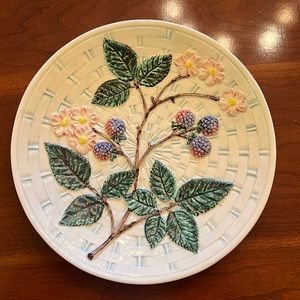 Two Vintage Italian Majolica Plates